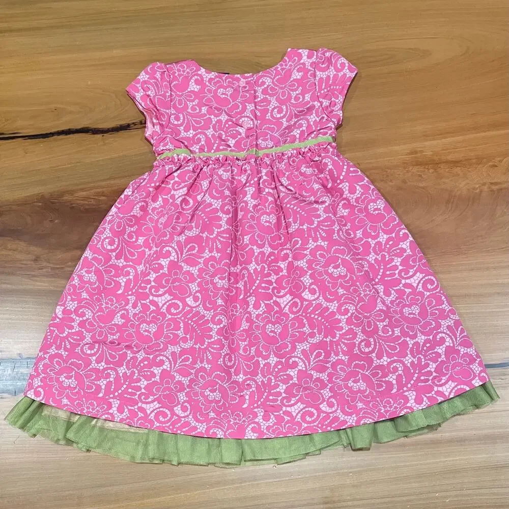 GAP pink lace
